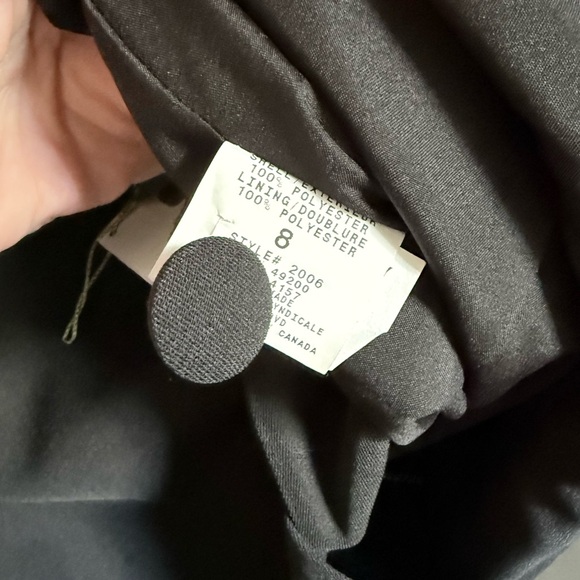 NWT Vintage INGENUITY Black Women's Button-Up Jacket Size 8 - Picture 6 of 10